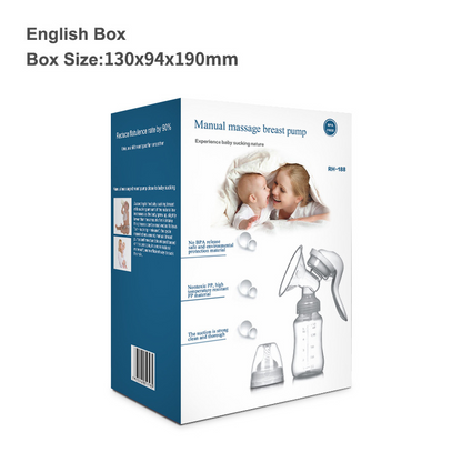 Manual Breast Pump - High Suction Portable Hand Pump for Nursing Mothers